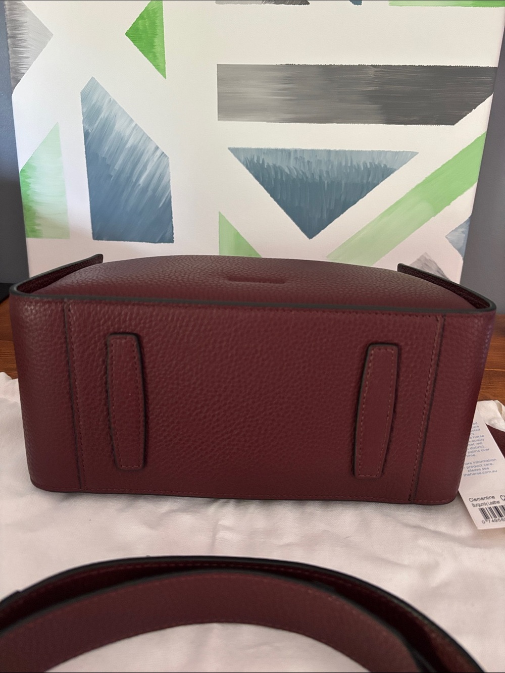 NWT The Horse Clementine Bag in Burgundy Leather - Picture 5 of 9